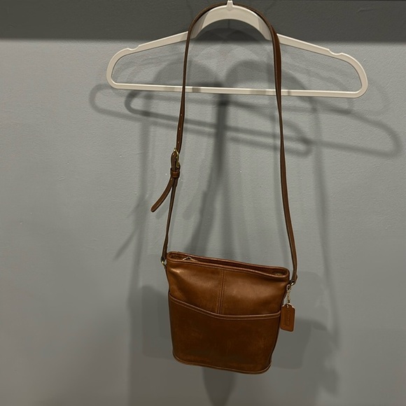 Vintage Coach Crossbody Brown Bag - Picture 2 of 7